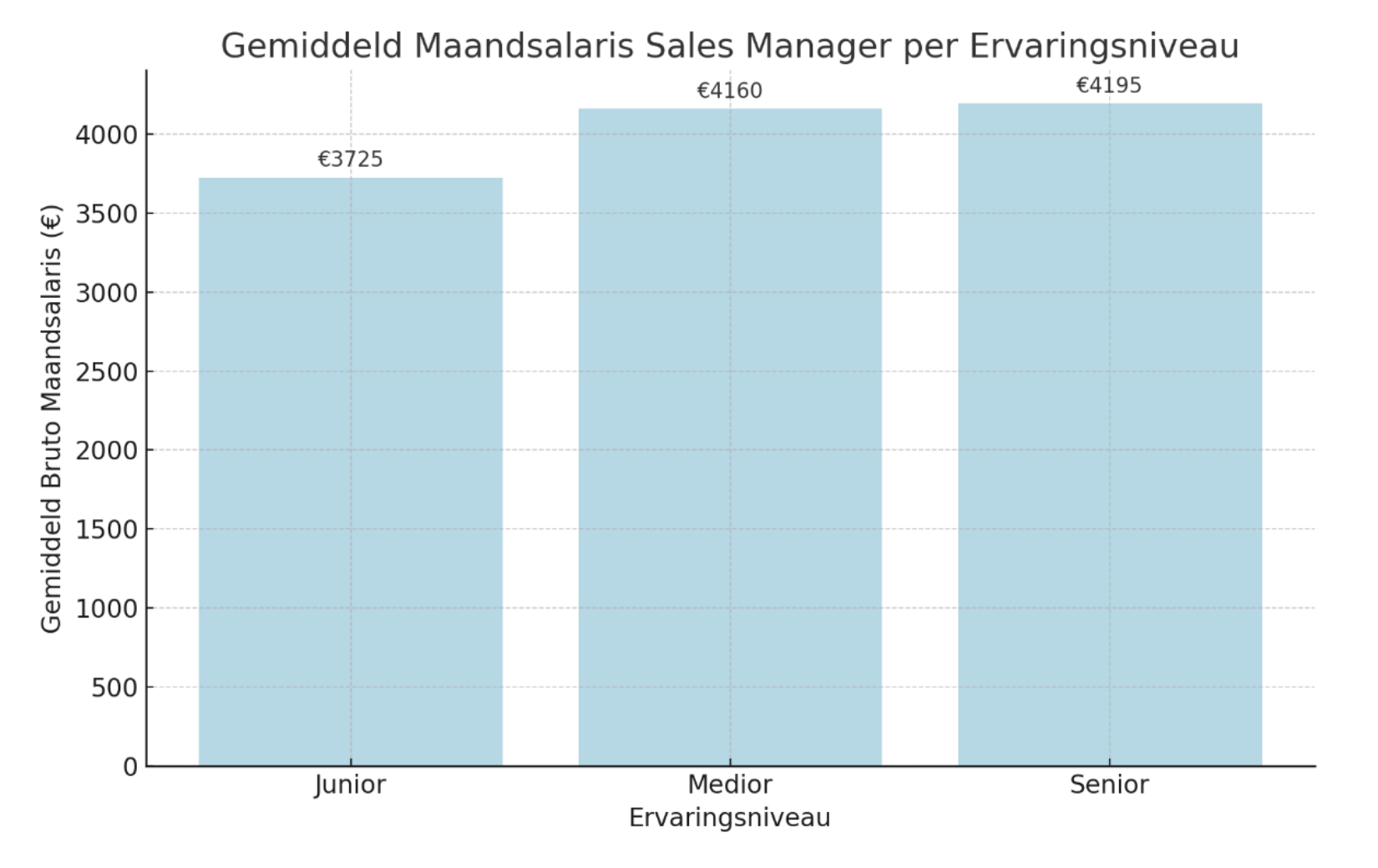 Gemiddeld salaris Sales Manager
